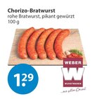 Chorizo-Bratwurst von Weber im aktuellen V-Markt Prospekt für 1,29 €