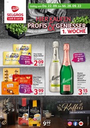 Selgros Prospekt für Köln mit 24 Seiten Selgros Prospekt für Köln: "cash & carry", 24 Seiten, 22.09.2022 - 28.09.2022