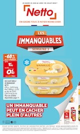 Catalogue Discount Alimentaire Netto en cours à Nuits-Saint-Georges et alentours, "LES IMMANQUABLES SEMAINE 3", 16 pages, 25/06/2024 - 01/07/2024