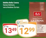 Bella Crema Angebote von Melitta bei GLOBUS Wolfenbüttel für 12,99 €