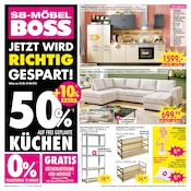 Schlafzimmer im SB Möbel Boss Prospekt in Saarbrücken Aktueller SB Möbel Boss Prospekt mit Schlafzimmer, "JETZT WIRD RICHTIG GESPART!", Seite 1