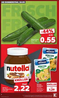 Nutella im aktuellen Kaufland Prospekt (Recklinghausen) Nutella im Kaufland Prospekt "Hier bin ich richtig" mit 90 Seiten (Recklinghausen)