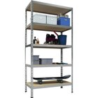 Étagère charges lourdes 5 tablettes en promo chez Carrefour Saint-Étienne à 21,99 €
