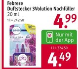 Duftstecker 3Volution Nachfüller Angebot im Rossmann Prospekt Duftstecker 3Volution Nachfüller im Rossmann Prospekt zum Preis von 4,99 €