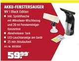 Akku-Fenstersauger WV 1 Black Edition im OBI Prospekt Akku-Fenstersauger WV 1 Black Edition von im aktuellen OBI Prospekt für 59,99 €