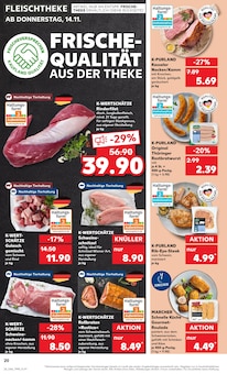 Rollbraten im Kaufland Prospekt "KNÜLLER" mit 64 Seiten (Aachen)