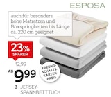 Jersey-Spannbetttuch Angebote von Esposa bei XXXLutz Möbelhäuser Bruchsal für 9,99 €