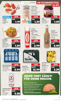 Mettwurst im Kaufland Prospekt "KNÜLLER" mit 82 Seiten (Essen)