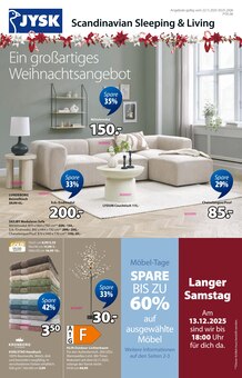 Weihnachtsdeko im aktuellen JYSK Prospekt (Ingolstadt) Weihnachtsdeko im JYSK Prospekt "Black Friday - SPARE BIS ZU 70%" mit 17 Seiten (Ingolstadt)