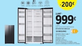 Réfrigérateur américain - Samsung en promo chez E.Leclerc Allonnes à 999,00 €