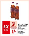 COCA COLA SANS SUCRES CHERRY - COCA COLA en promo chez Auchan Supermarché Orléans à 2,38 €