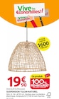 Promo Suspension tulum naturel à 19,90 € dans le catalogue Mr. Bricolage à Saint-Avold