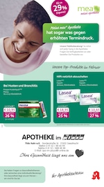 mea - meine apotheke Apotheken Prospekt der aktuellen Woche mit 4 Seiten, gültig von 01.02.2026 bis 28.02.2026, in Börnsen und Umgebung Aktueller mea - meine apotheke Apotheken Prospekt in Börnsen und Umgebung, "Unsere Februar-Angebote" mit 4 Seiten, 01.02.2026 - 28.02.2026