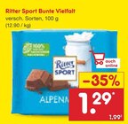 Bunte Vielfalt Angebote von Ritter Sport bei Netto Marken-Discount Frankfurt für 1,29 €