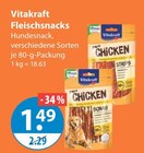 Fleischsnacks im V-Markt Prospekt Fleischsnacks von Vitakraft im aktuellen V-Markt Prospekt für 1,49 €