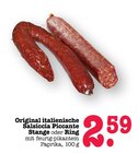 Aktuelles Original italienische Salsiccia Piccante Stange Angebot bei E center in Karlsruhe ab 2,59 €