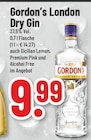 London Dry Gin im Angebot bei Trinkgut in Moers London Dry Gin Angebote von Gordon's bei Trinkgut Moers für 9,99 €