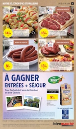Prix et réduction Entrecôte dans le prospectus Intermarché en cours Offre Entrecôte dans le catalogue Intermarché du moment à la page 9