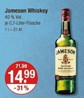 Aktuelles Whiskey Angebot bei V-Markt in Regensburg ab 14,99 €