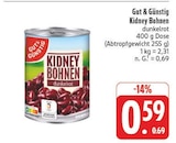 Aktuelle Bohnen Angebote bei EDEKA in Leipzig Aktuelles Kidney Bohnen Angebot bei EDEKA in Leipzig ab 0,59 €