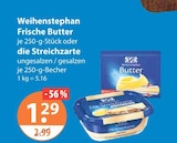 Frische Butter von Weihenstephan im aktuellen V-Markt Prospekt für 1,29 €