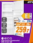 expert Bad Kötzting - Kühl-Gefrier-Kombination ERD 21431 WE Angebot im Prospekt Kühl-Gefrier-Kombination ERD 21431 WE bei expert im Bad Kötzting Prospekt für 259,00 €