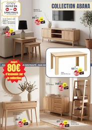 Offre Table Rectangulaire dans le catalogue Maxi Bazar du moment à la page 9