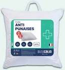 Oreiller moelleux anti-punaises - Bleu Câlin en promo chez Intermarché Montpellier à 9,73 €