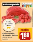 Rinder-Rouladen, -Braten oder -Gulasch im Angebot bei REWE in München Rinder-Rouladen, -Braten oder -Gulasch Angebote bei REWE München für 1,66 €