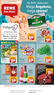 Aktueller REWE Prospekt "Dein Markt" Seite 1 von 34 Seiten für Soest