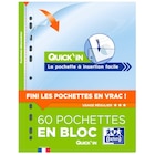 Bloc de 60 pochettes perforées Eaz'in - OXFORD en promo chez Carrefour Bloc de 60 pochettes perforées Eaz'in - OXFORD dans le catalogue Carrefour
