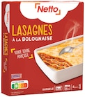 Lasagnes à la Bolognaise Surgelées - Netto à 2,42 € dans le catalogue Netto