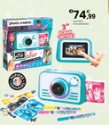 APPAREIL PHOTO INSTANTANÉ AVEC PAPIER PHOTO - Photo Creator dans le catalogue JouéClub