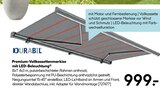 Premium-Vollkassettenmarkise mit LED-Beleuchtung Angebote von Durabil bei Hellweg Lüdenscheid für 999,00 €