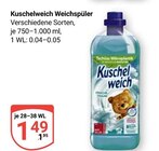 Weichspüler im Angebot bei GLOBUS in Gera Weichspüler Angebote von Kuschelweich bei GLOBUS Gera für 1,49 €