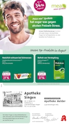 Apotheken Prospekt von mea - meine apotheke in Pfinztal Aktueller mea - meine apotheke Apotheken Prospekt für Pfinztal: Unsere August-Angebote mit 4} Seiten, 01.08.2026 - 31.08.2026