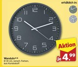 Wanduhr Angebote bei famila Nordwest Lingen für 4,99 €