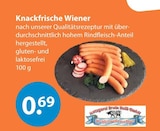 Knackfrische Wiener bei V-Markt im Mainburg Prospekt für 0,69 €