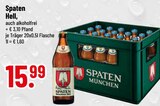 Hell im Angebot bei Trinkgut in Ingolstadt Hell Angebote von Spaten bei Trinkgut Ingolstadt für 15,99 €