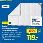 deLuxe Gänsedaunen-Kassettenbettdecke Angebote von Balette bei Lidl Braunschweig für 119,00 €