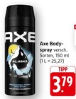Body-spray Angebote von Axe bei EDEKA Pirmasens für 3,79 €