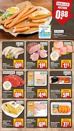 Rostbratwurst im REWE Prospekt "Dein Markt" auf Seite 8