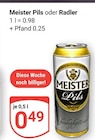 Meister Pils im Angebot bei GLOBUS in Frankenthal Meister Pils Angebote von Meister bei GLOBUS Frankenthal für 0,49 €