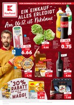Kaufland Prospekt für Nürnberg mit 44 Seiten Kaufland Prospekt für Nürnberg: "EIN EINKAUF - ALLES ERLEDIGT", 44 Seiten, 26.11.2020 - 02.12.2020