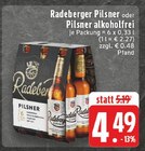 EDEKA - Pilsner Angebot im Prospekt Pilsner bei EDEKA im Prospekt "" für 4,49 €