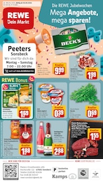 REWE Prospekt "Dein Markt" für Sonsbeck, 33 Seiten, 29.09.2025 - 04.10.2025