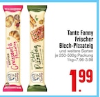 Frischer Blech-Pizzateig von Tante Fanny im aktuellen EDEKA Prospekt für 1,99 €