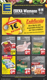 Aktueller EDEKA Supermarkt Prospekt in Erlangen und Umgebung, "Wir lieben Lebensmittel!" mit 26 Seiten, 22.04.2024 - 27.04.2024