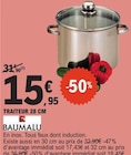 Traiteur 28 cm - BAUMALU à 15,95 € dans le catalogue E.Leclerc