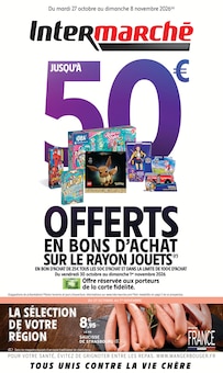 Catalogue de la semaine "Intermarché" avec 1 pages, valide du 27/10/2026 au 08/11/2026 pour Auxon et alentours Prospectus de la semaine "Intermarché" avec 1 pages, valide du 27/10/2026 au 08/11/2026 pour Auxon et alentours
